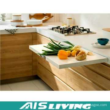 Free Sample Wholesale Melamine Hmr Kitchen Cabinets Furniture (AIS-K988)